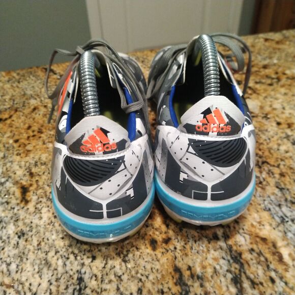 Adidas Gamemode FG GV6860 Grey & White Multi Color Soccer Cleats Men's Size 7.5 - Picture 10 of 12